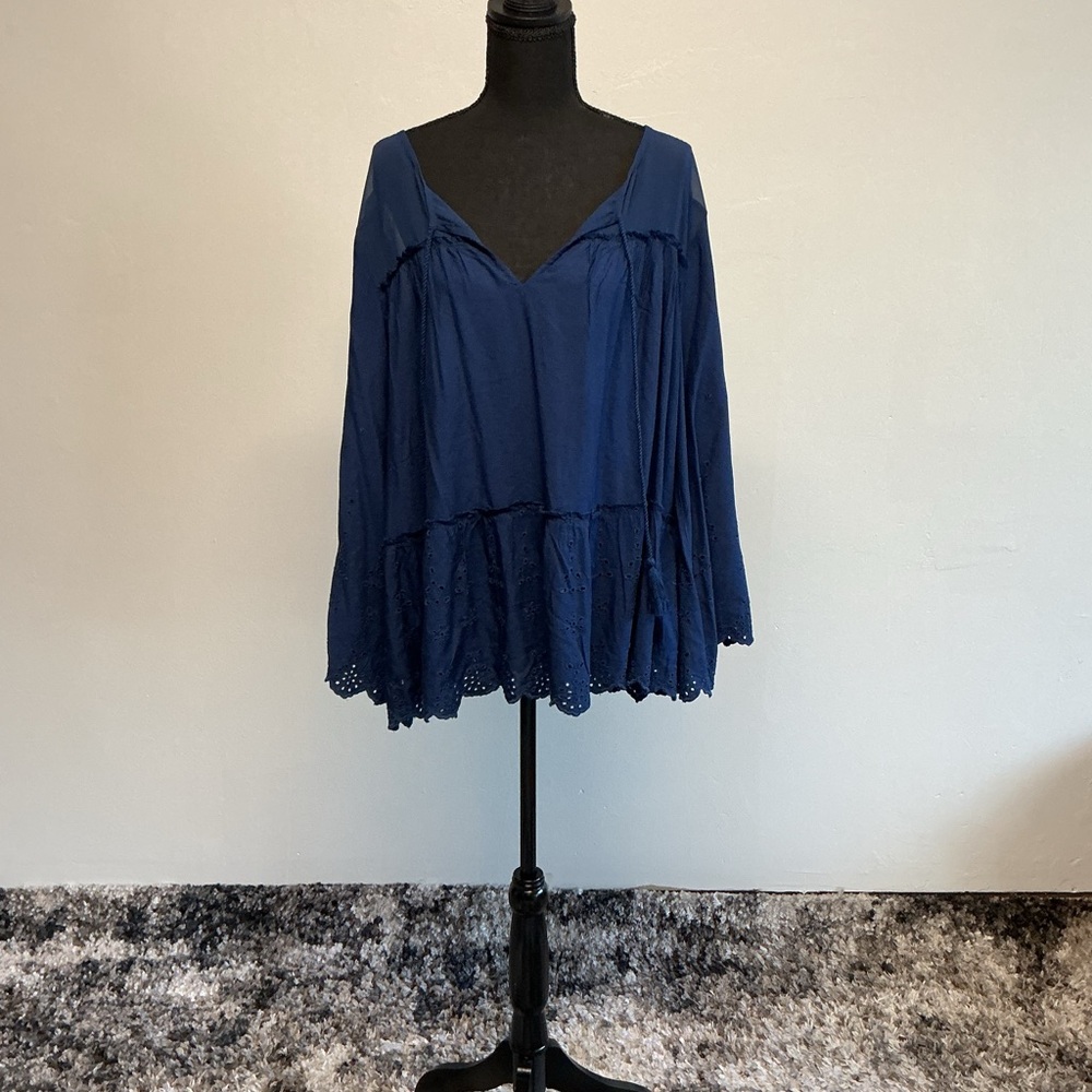 Jessica Simpson Deep Blue Blouse
